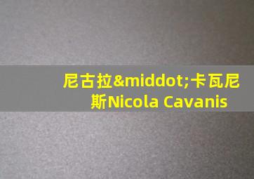 尼古拉·卡瓦尼斯Nicola Cavanis